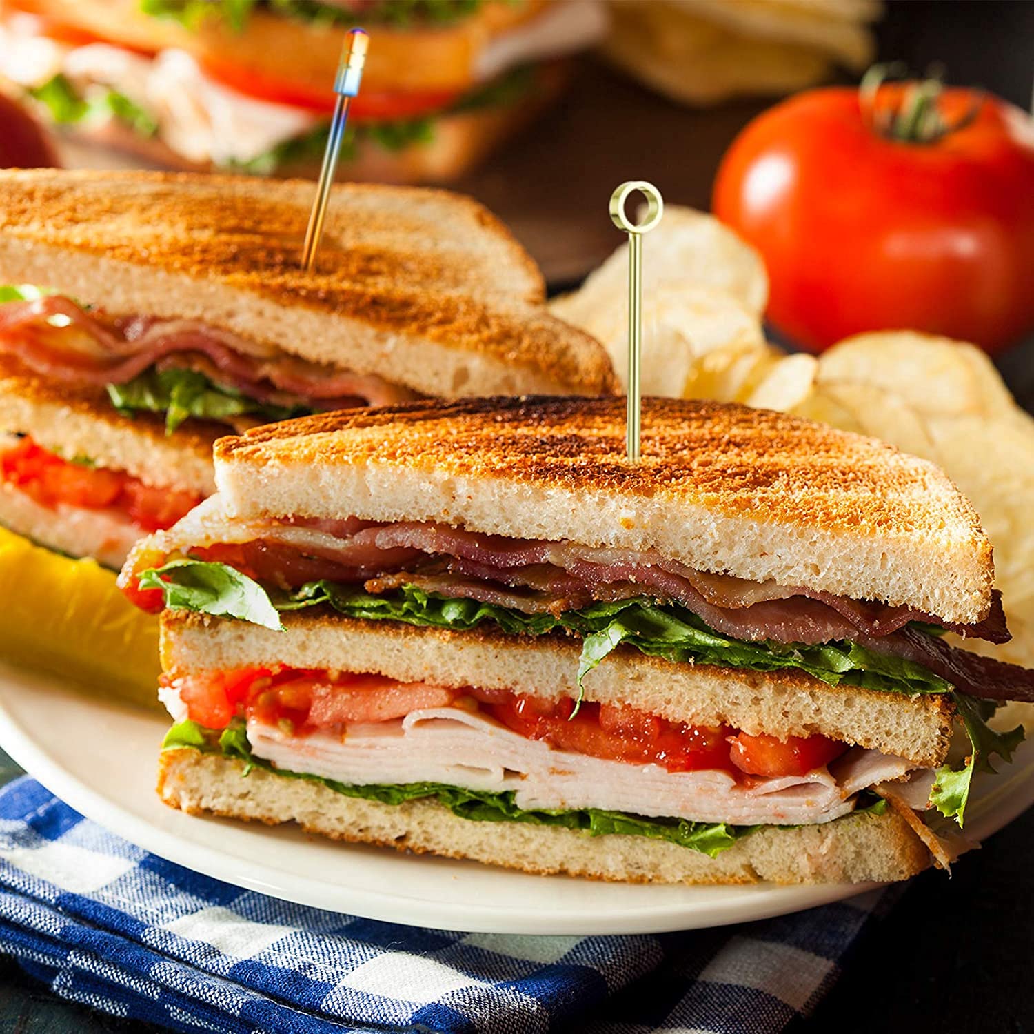 Amazon.co.jp: オードブルピック ステンレス ピンチョス